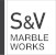 S&V Marble Works logo